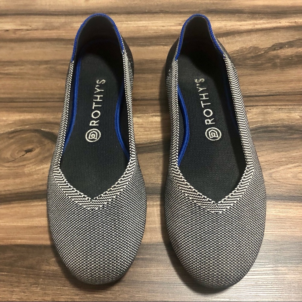 Rothy’s Grey Birdseye Flats - Retired Color